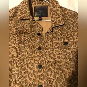 Lucky brand animal print jacket